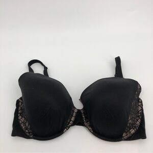 VICTORIA’S SECRET Body by Victoria Lined Perfect Coverage Bra Black Size 34DDD‎
